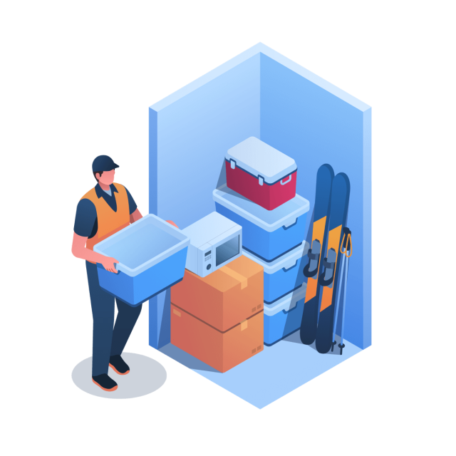 one quarter storage shed